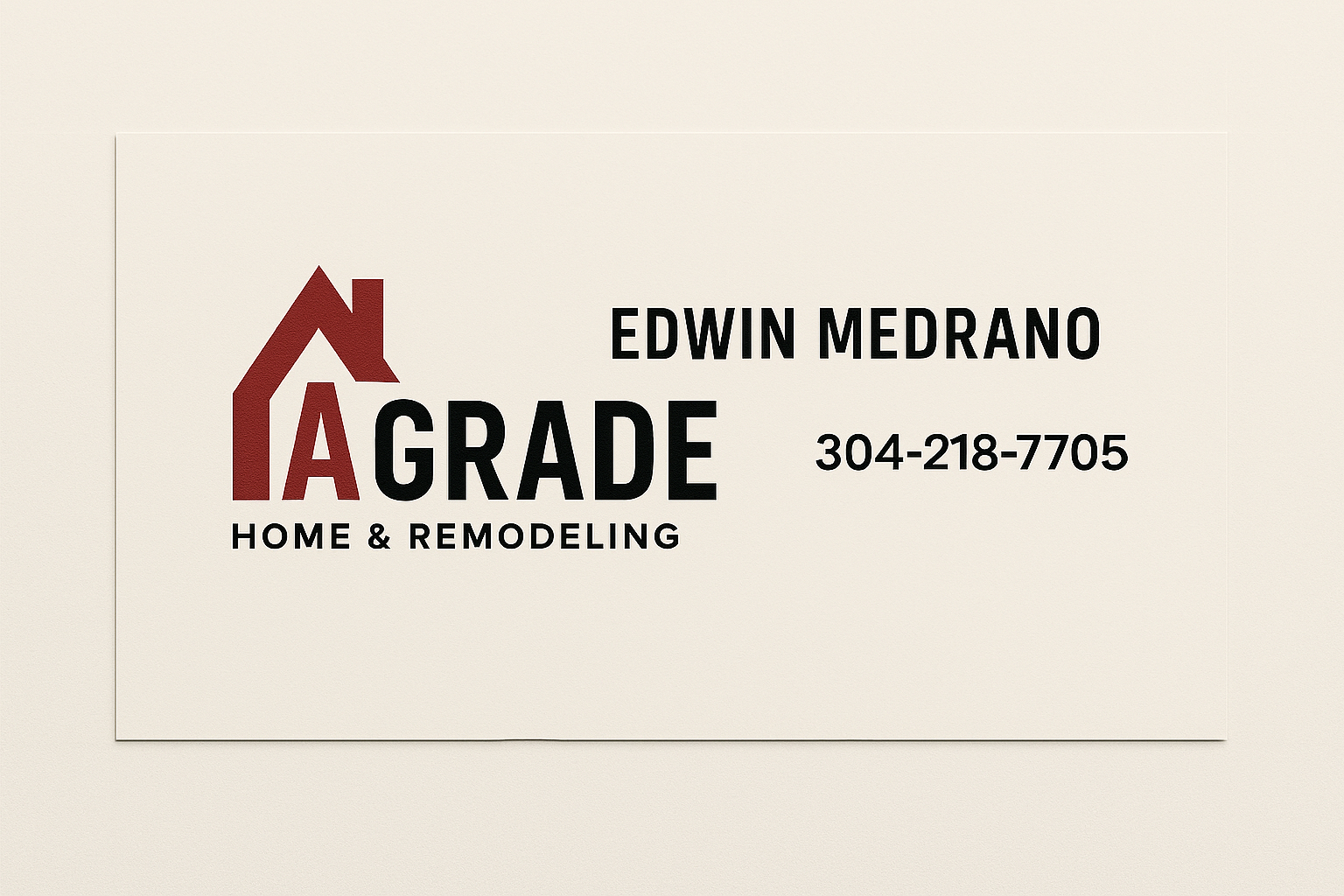 A Grade Home & Remodeling logo
